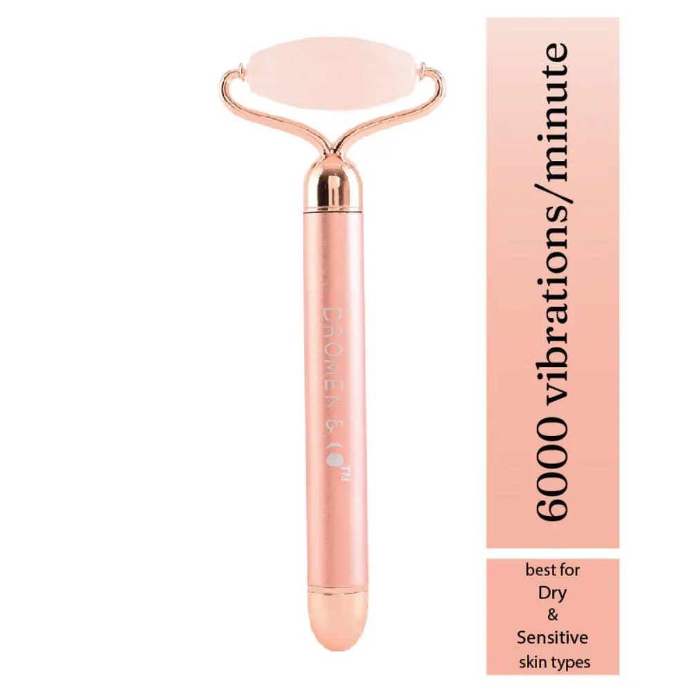 Dromen & Co Pink Rose Quartz Electric Roller