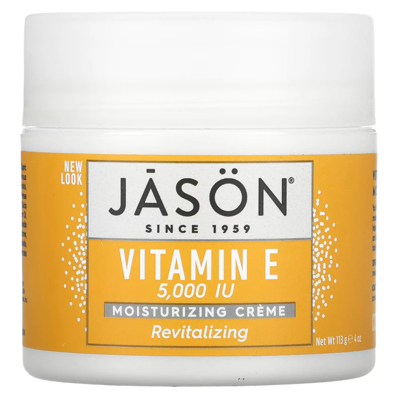 Vitamin E Moisturizing Creme, Revitalizing , 5,000 IU, 4 oz (113 g)