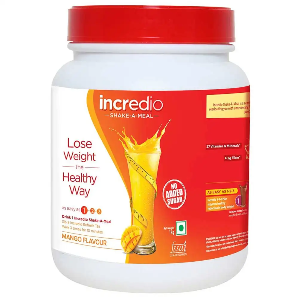 Incredio Weight Loss Shake OP,  1 kg  Mango