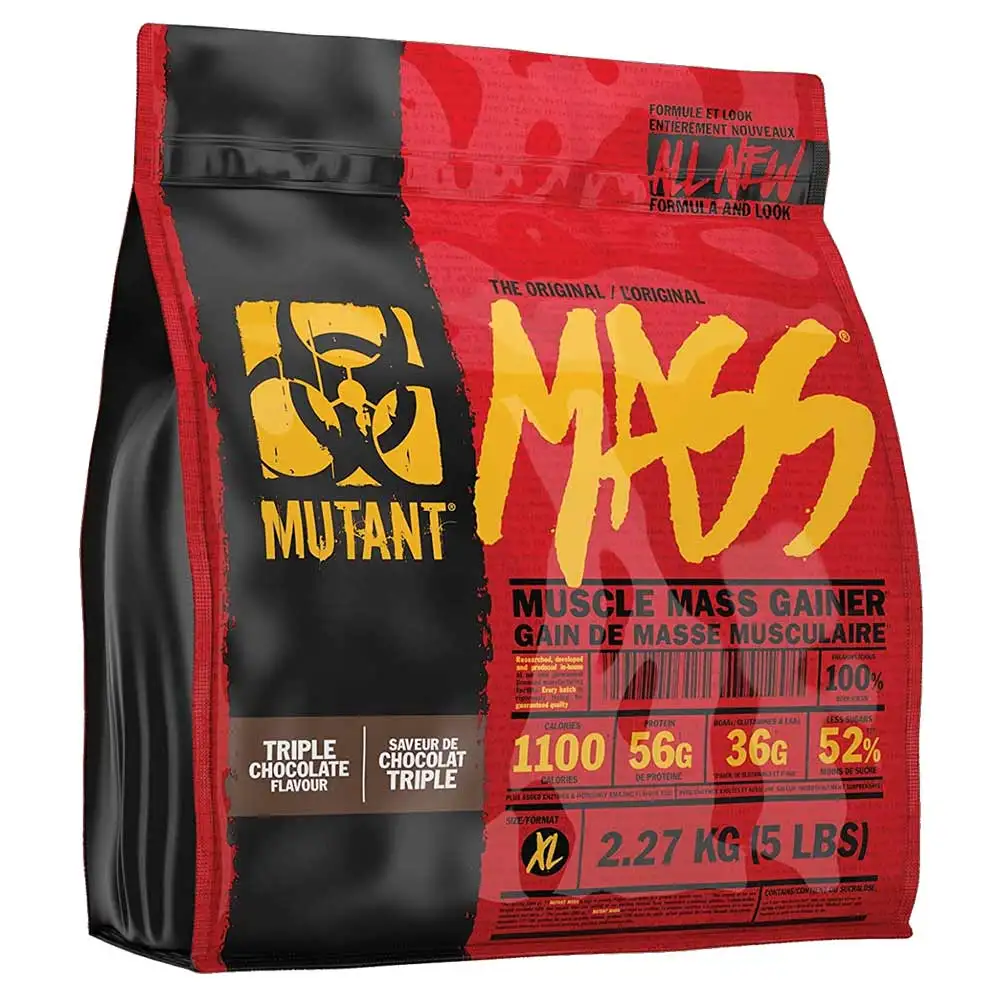 Mutant Mass Gainer,  5 lb  Triple Chocolate