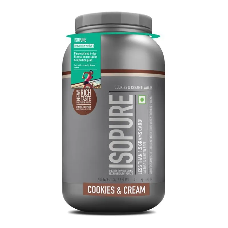 Isopure 100% Whey Isolate Protein - Cookies & Cream