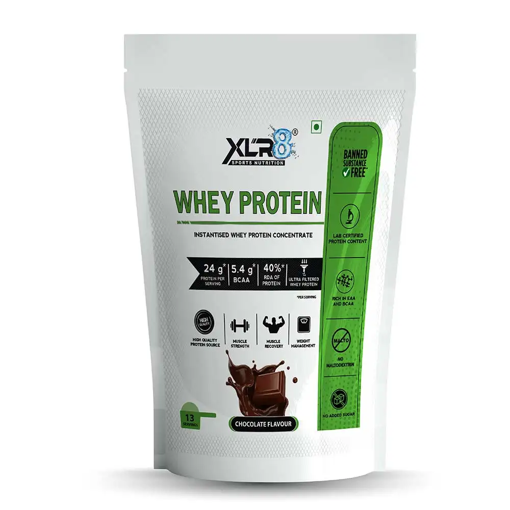 XLR8 Flavoured Whey Protein 24 g Protein,  1 lb  Chocolate