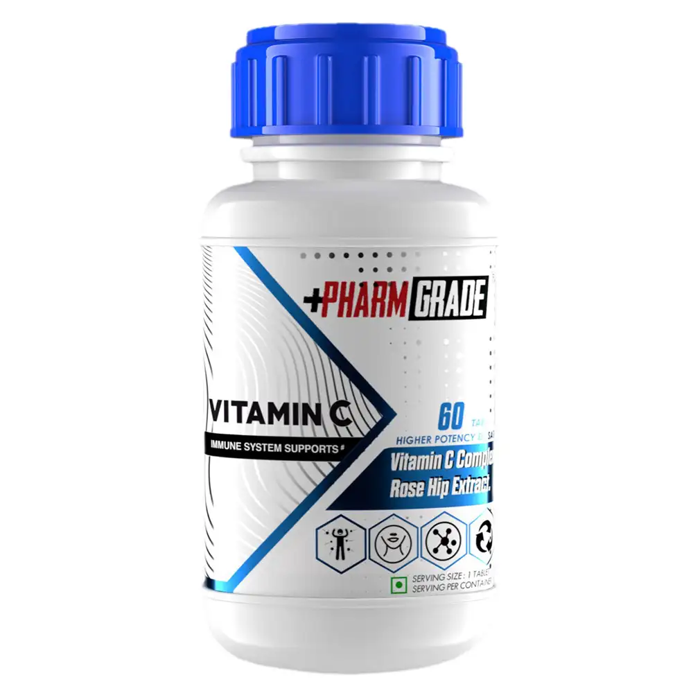 Pharmgrade Viatmin C,  60 tablet(s)  Unflavoured