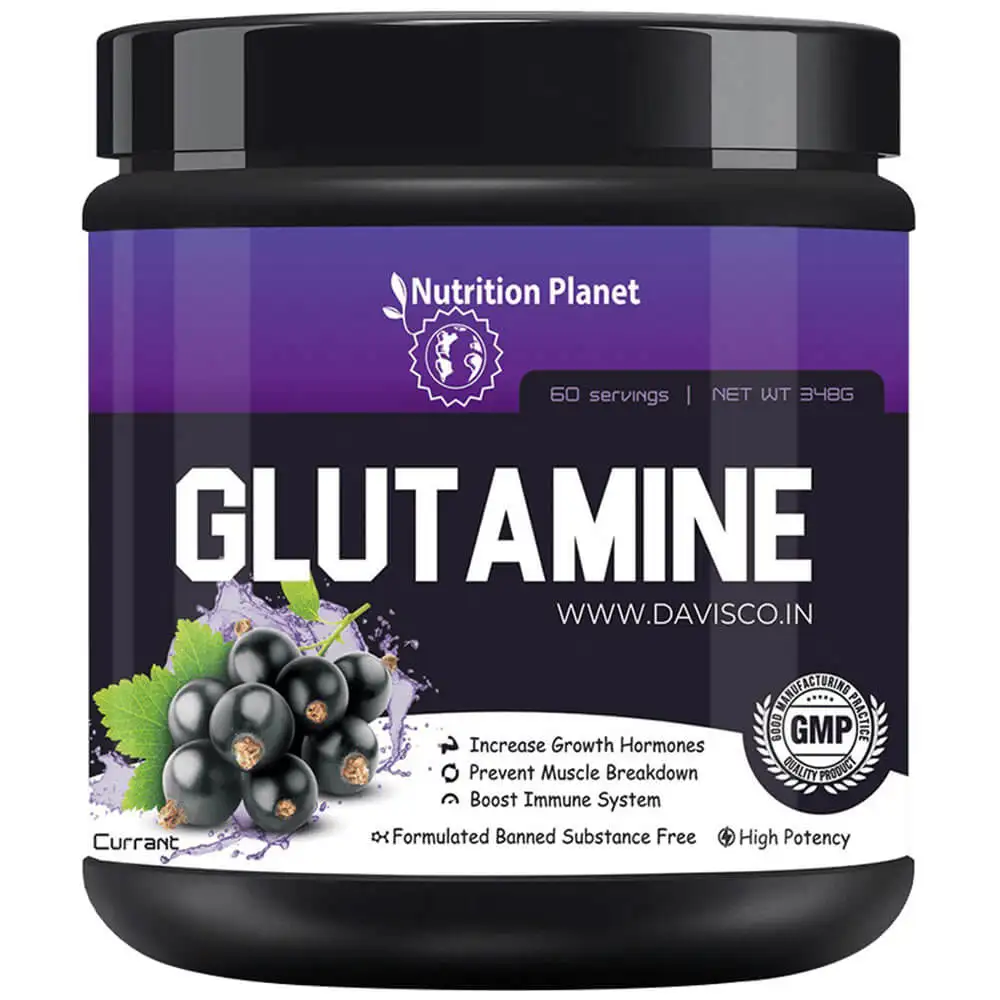 Nutrition Planet Glutamine,  0.76 lb  Black Currant