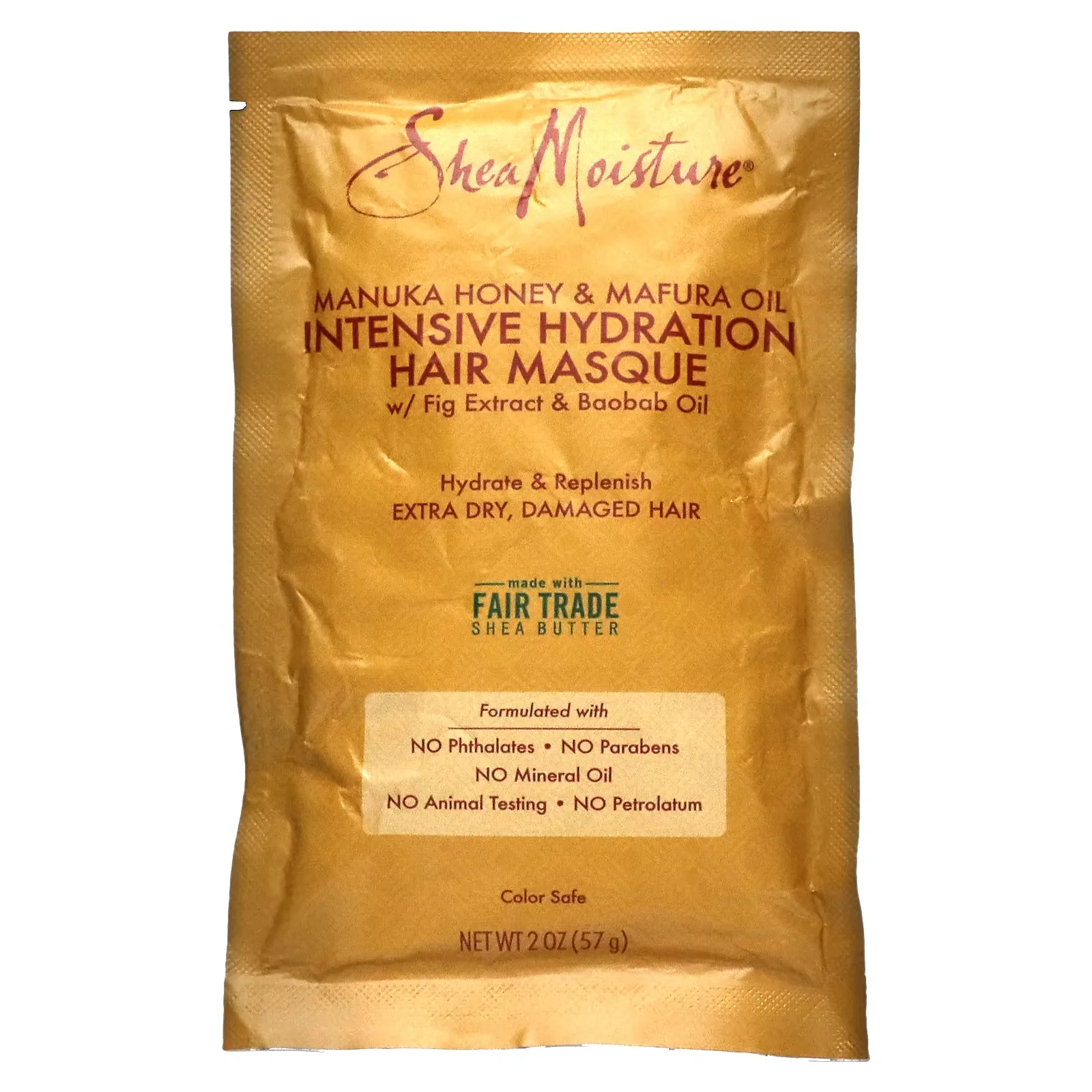 Manuka Honey & Mafura Oil Intensive Hydration Hair Masque, 2 fl oz (57 ml)