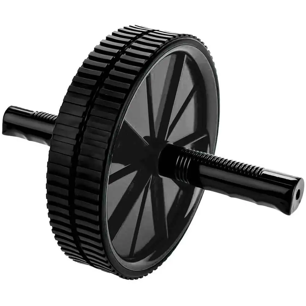 Strauss Premium Exercise Wheel,  Black  Free Size