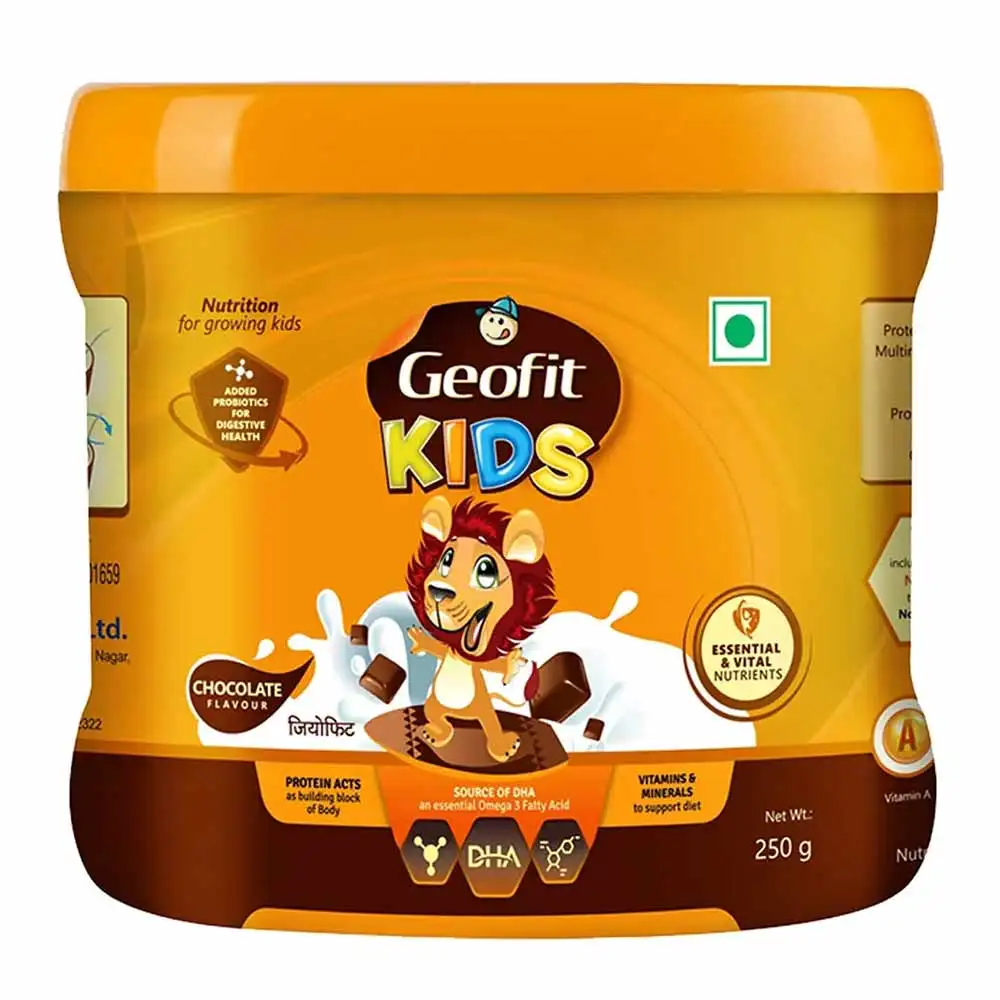 Geofit Kids Protein Powder,  250 g  Chocolate