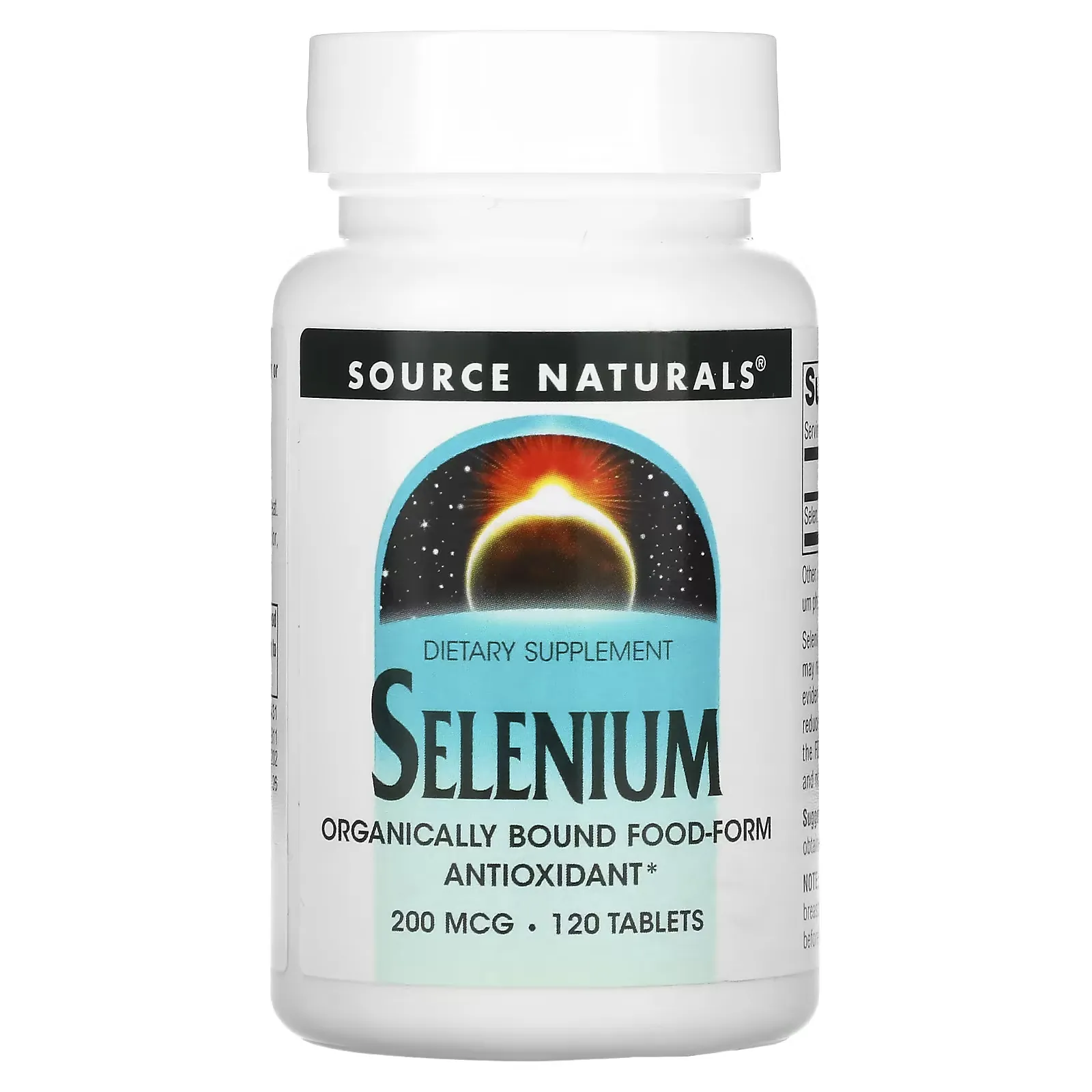 Selenium, 200 mcg, 120 Tablets