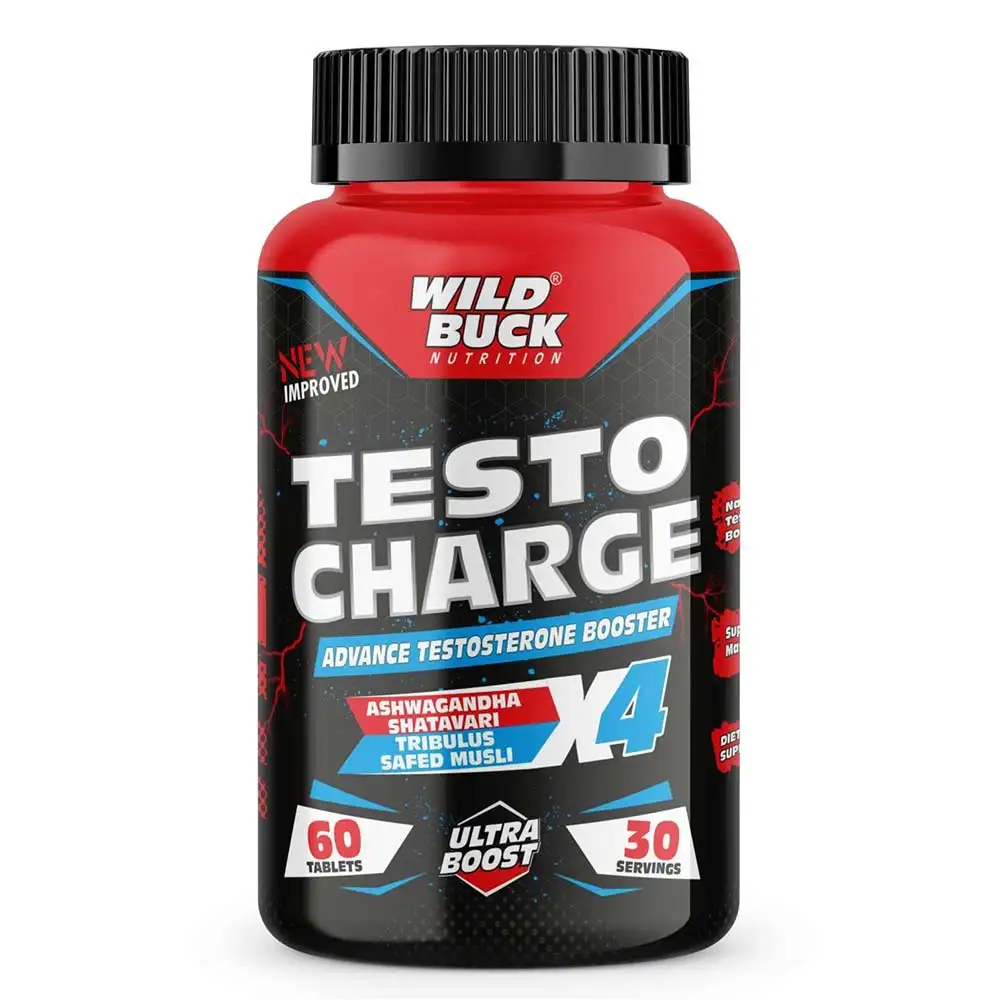 Wild Buck Testo Charge,  60 tablet(s)  Unflavoured