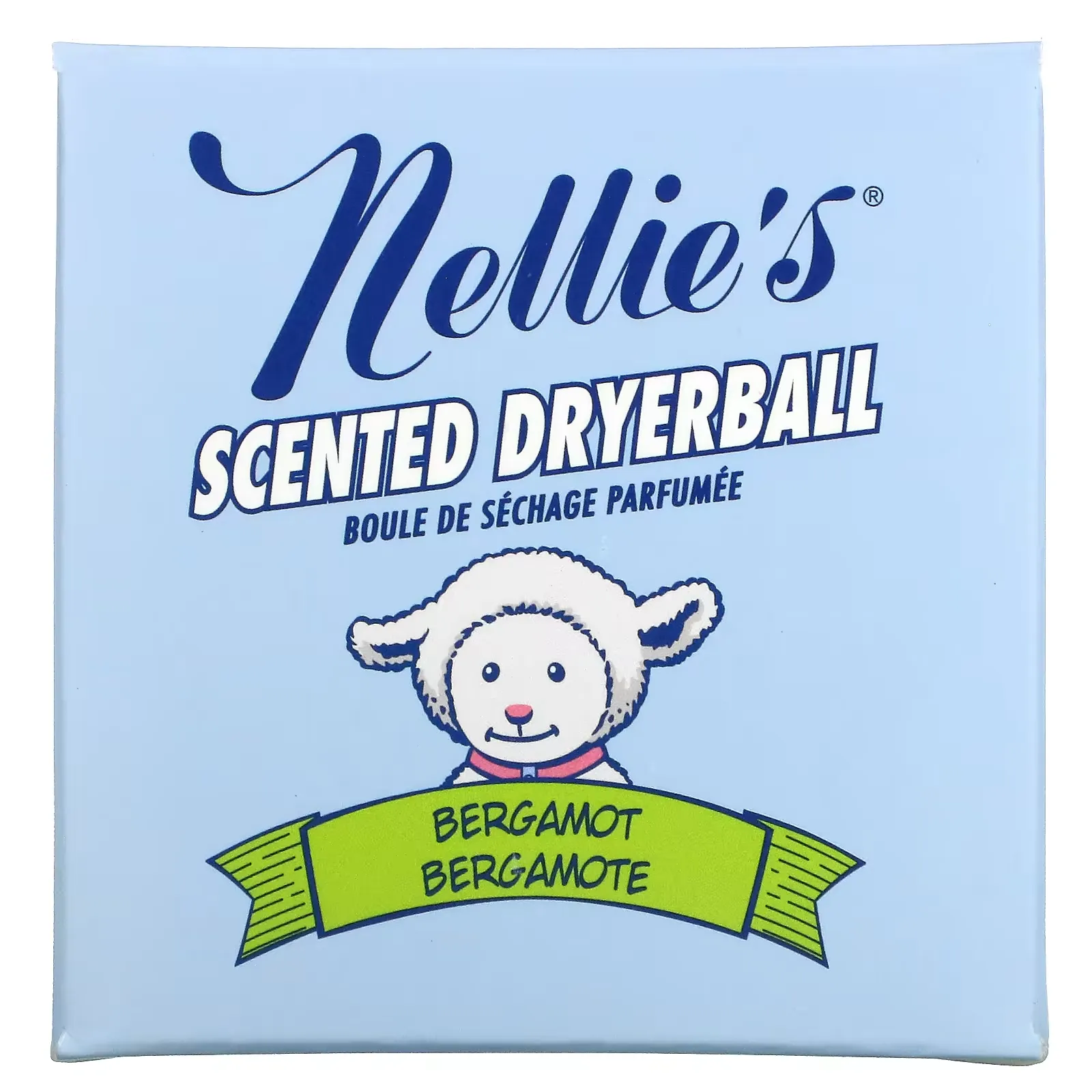 Scented Wool Dryerball, Bergamot, 1 Dryerball