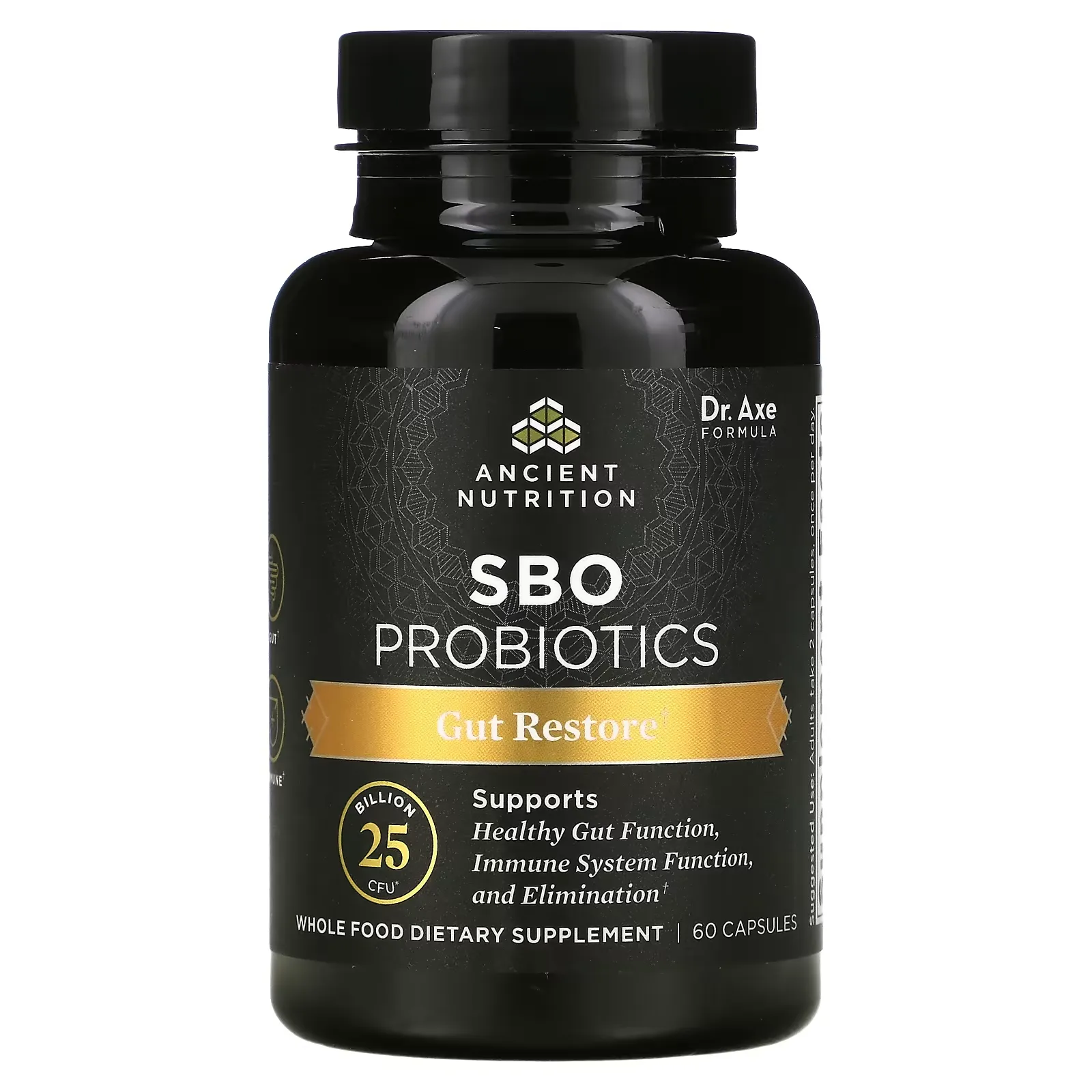 SBO Probiotics, Gut Restore, 25 Billion CFU, 60 Capsules