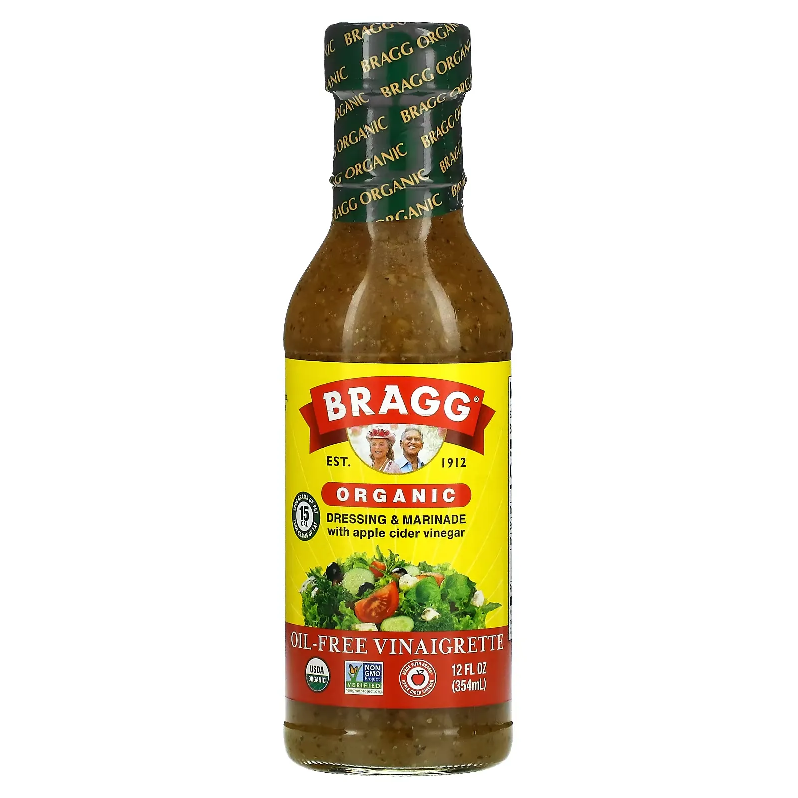 Organic Dressing & Marinade with Apple Cider Vinegar, 12 fl oz (354 ml)