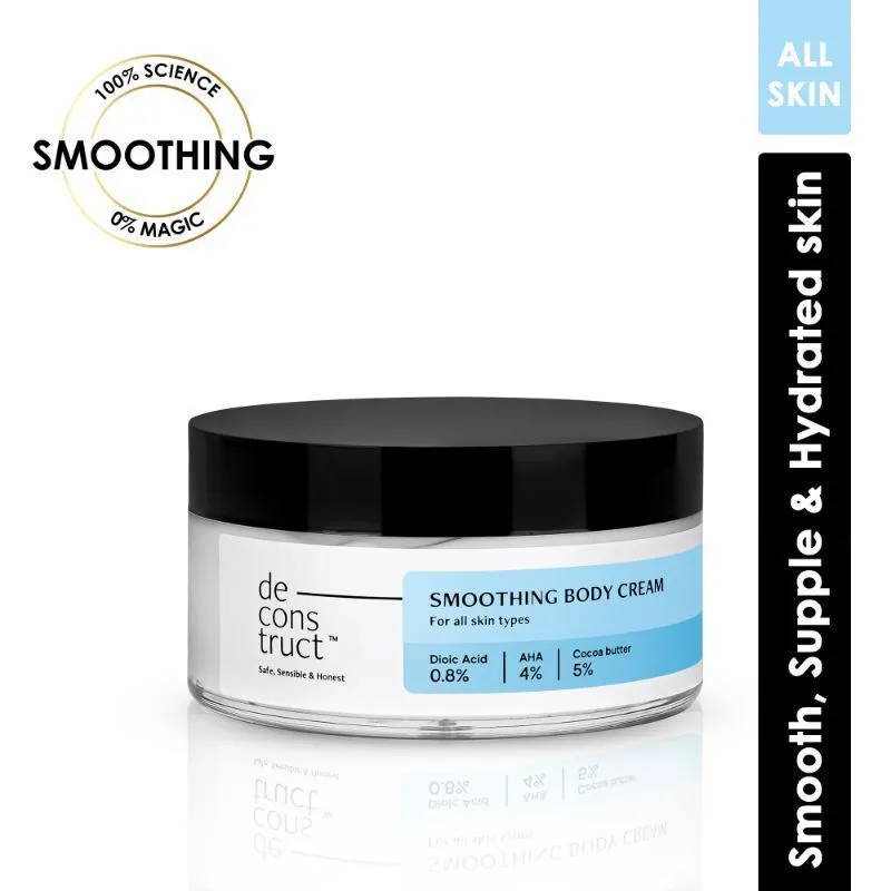 Deconstruct Smoothing Body Cream - 0.8% Dioic Acid + 4% AHA + 5% Cocoa Butter