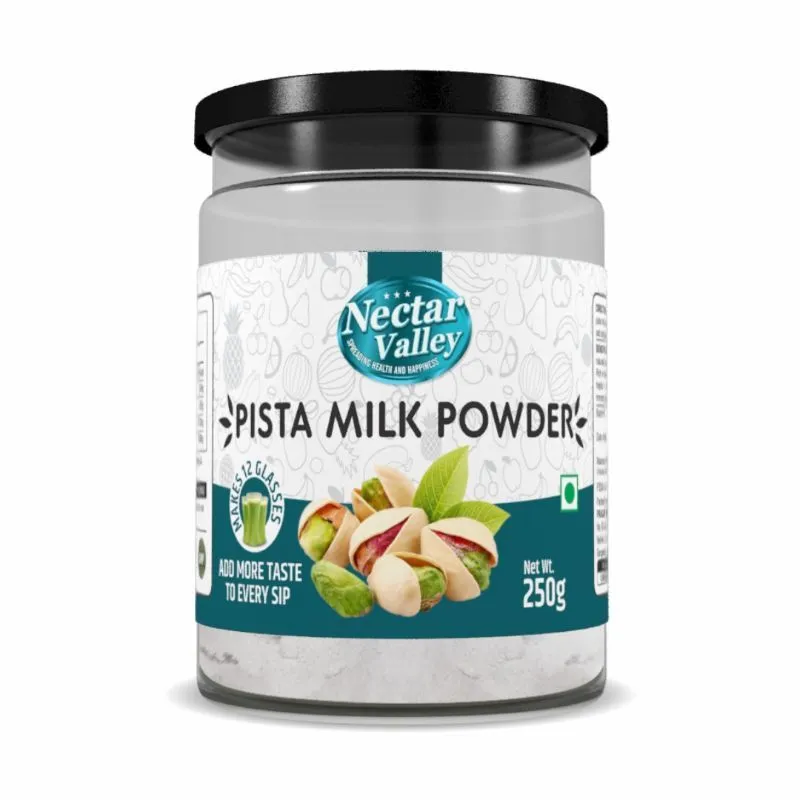 Nectar Valley Pista Milkshake Powder, Instant Pista Flavoured Milkshake, Makes 12 Glasses