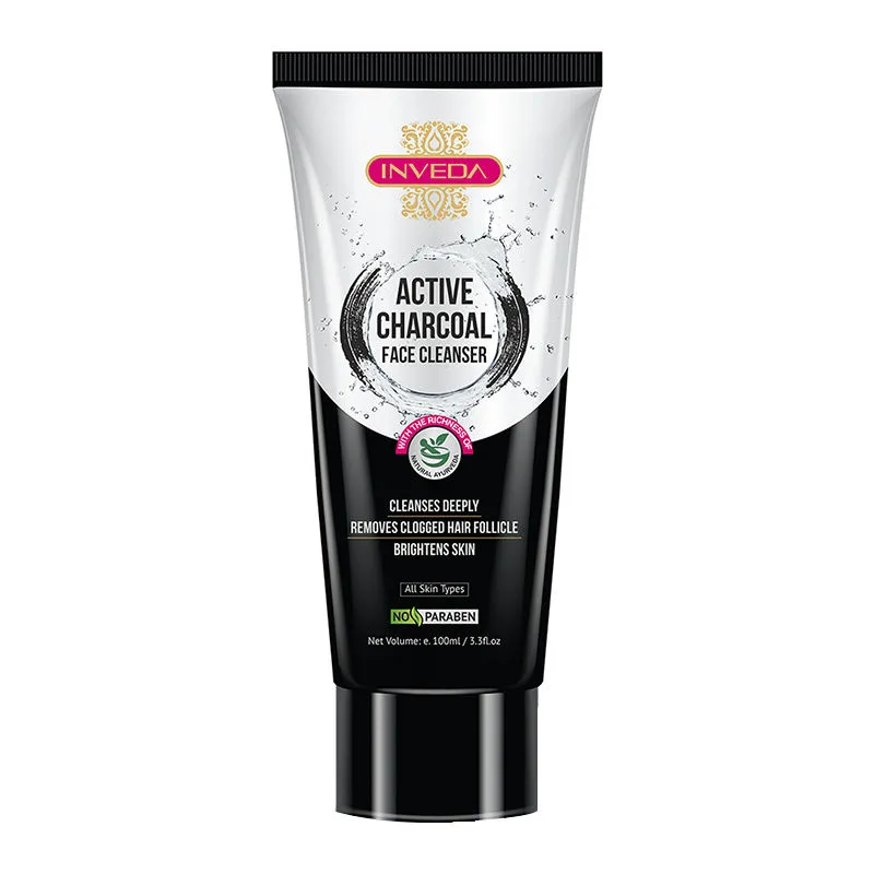 Inveda Women Active Charcoal Face Cleanser