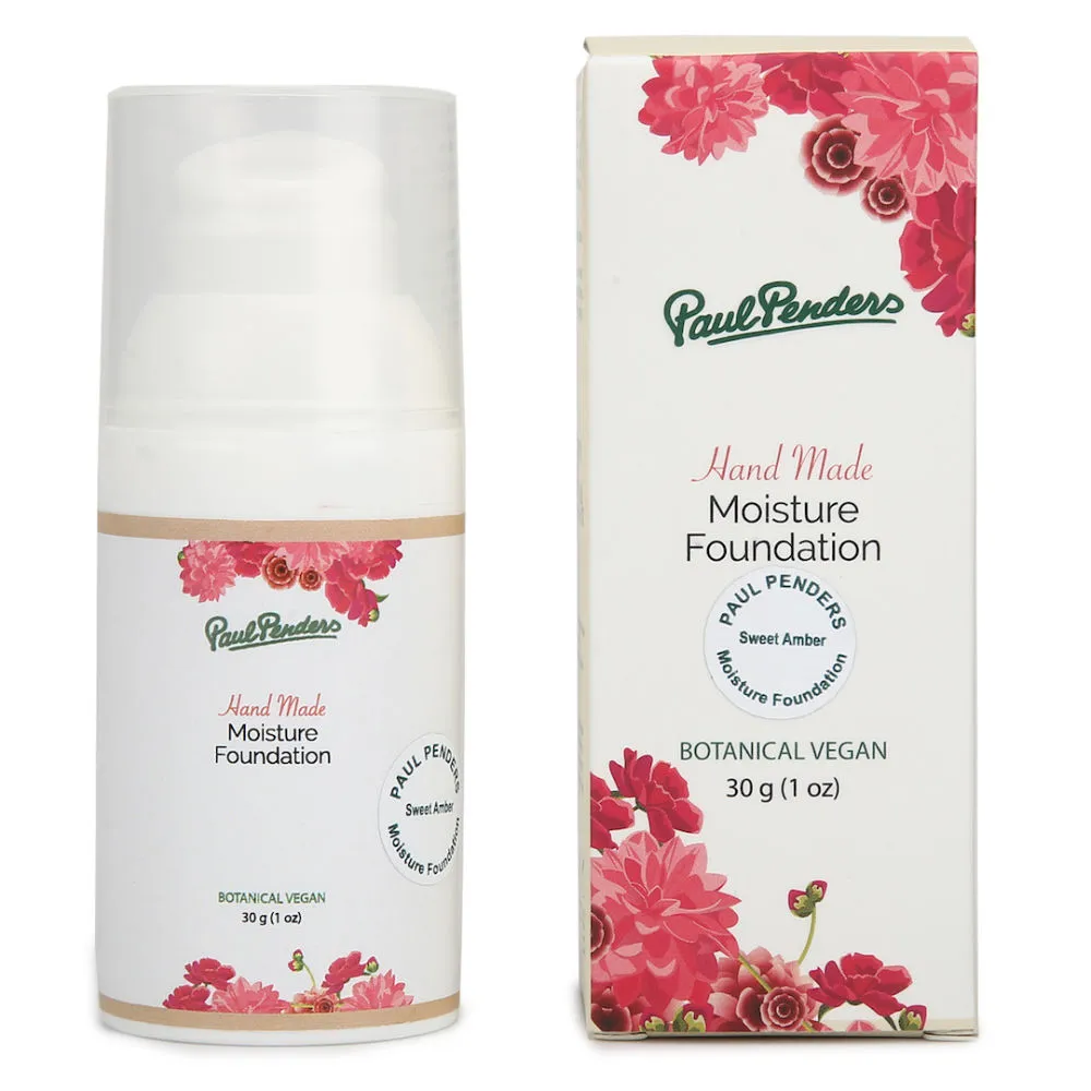 Paul Penders Botanical Vegan Moisture Foundation - Sweet Amber