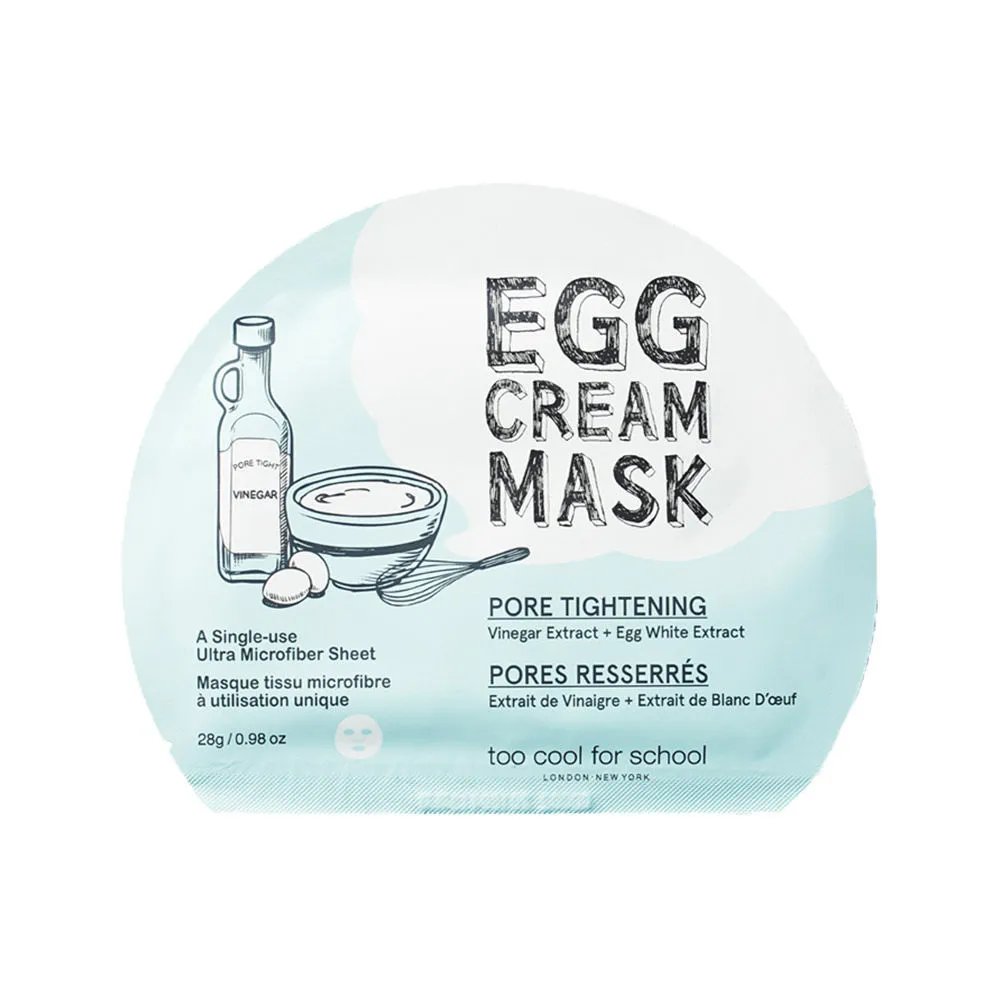 Too Cool For School Egg Cream Mask Pore Tightening