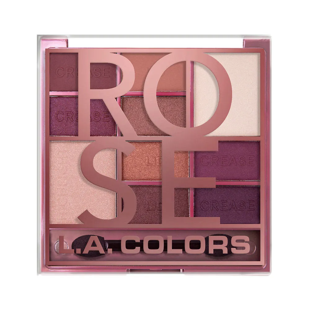 L.A. Colors Color Block Eyeshadow Palette - Rose