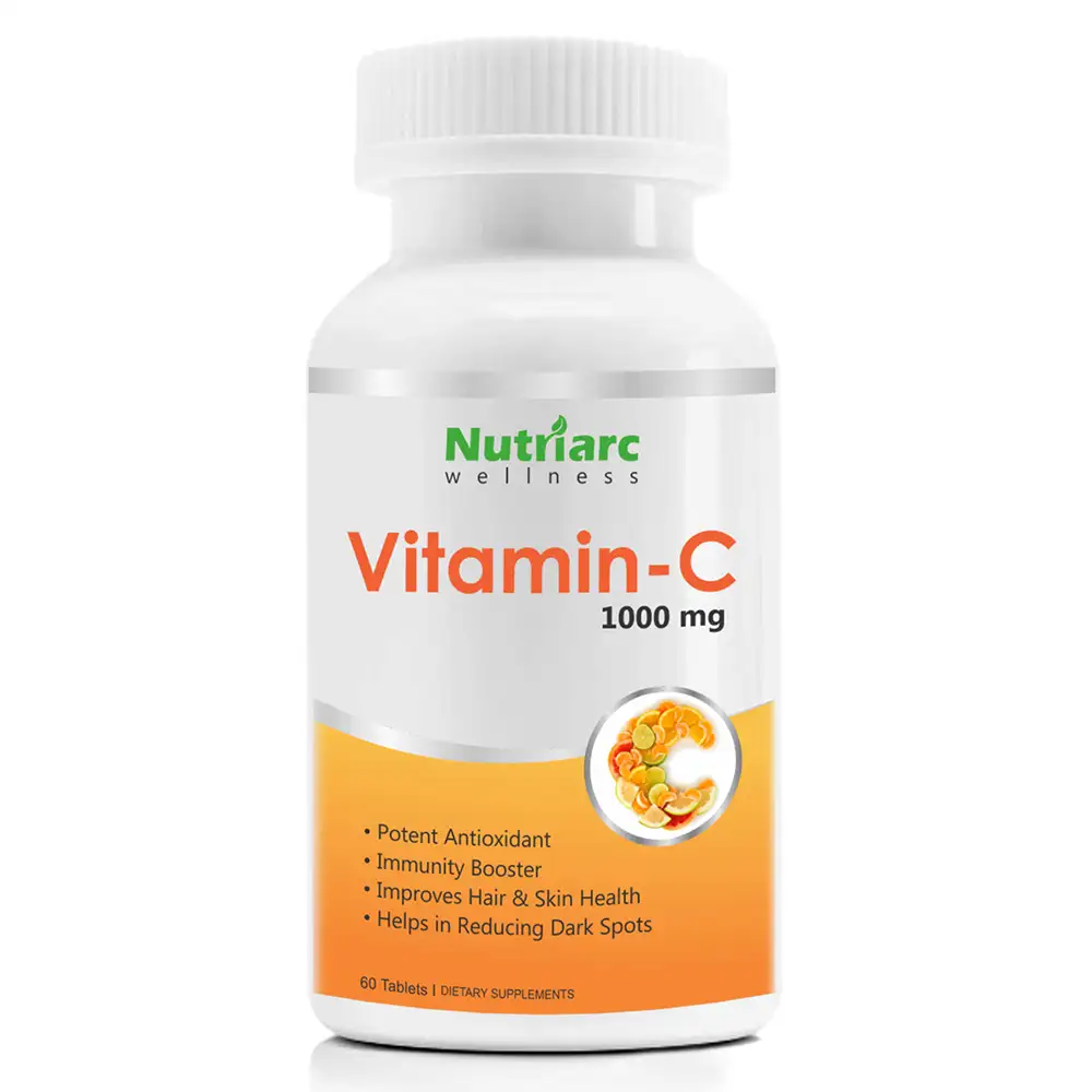 Nutriarc Wellness Vitamin C 1000 mg,  60 capsules  Unflavoured