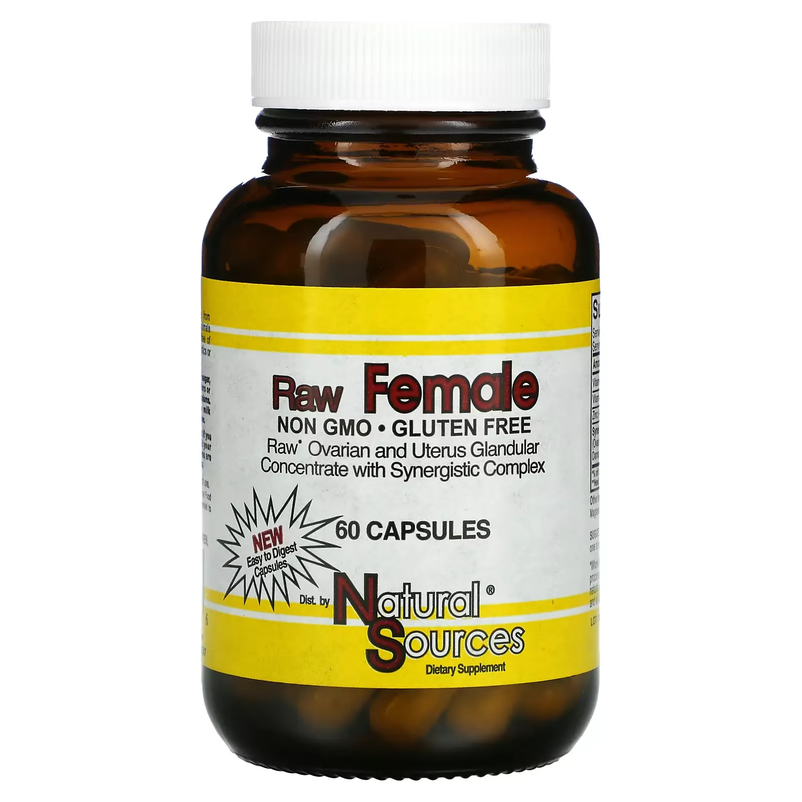 Raw Female, 60 Capsules