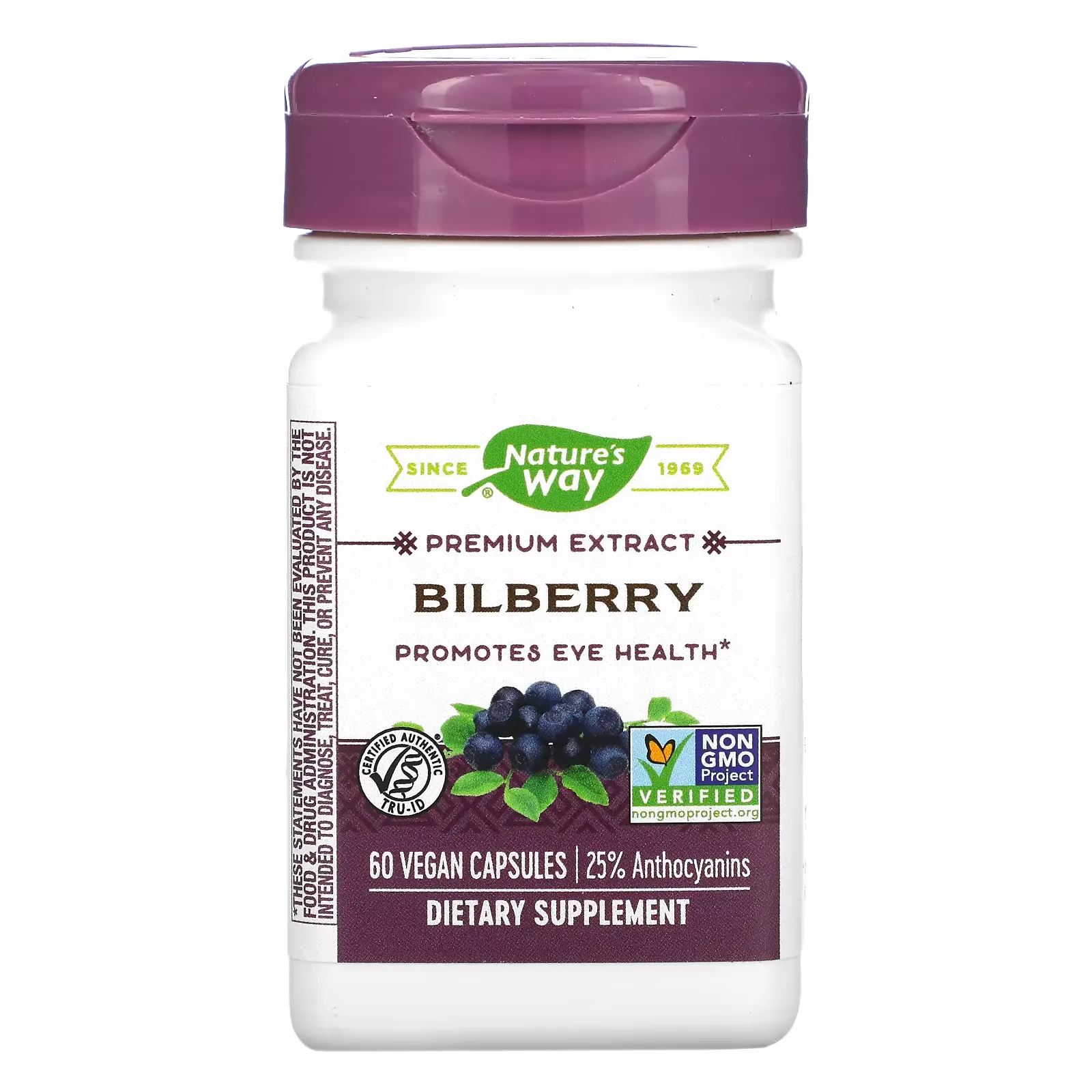 Bilberry, 60 Vegan Capsules