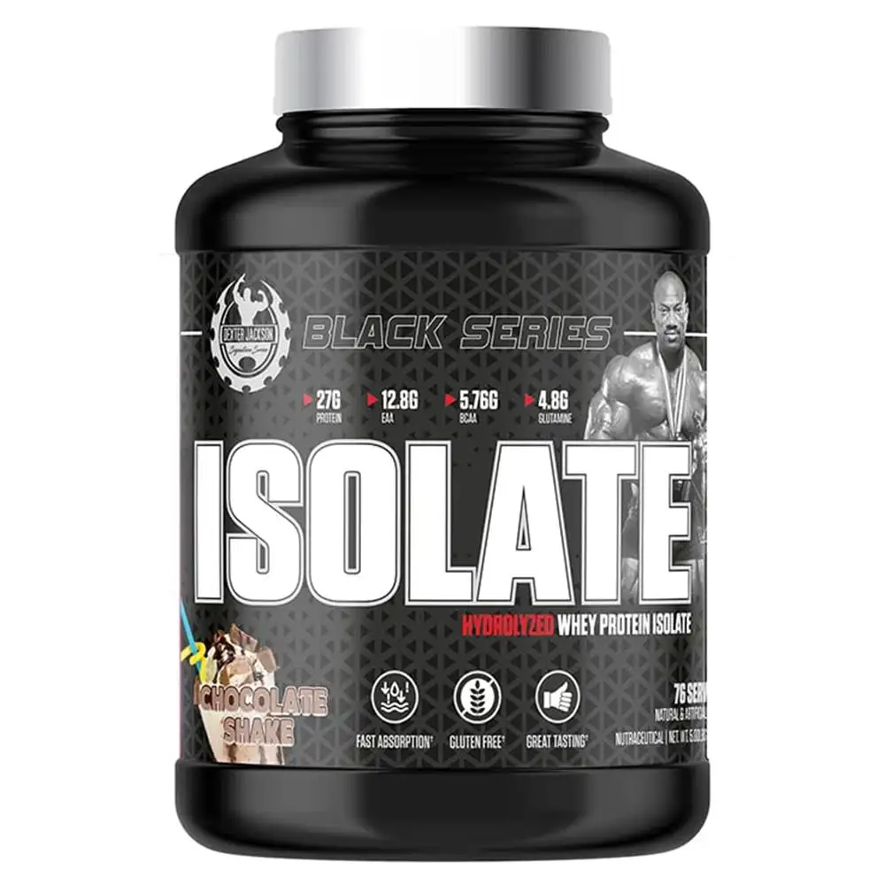 Dexter Jackson Black Series Isolate Hydrolized Whey Protein,  5 lb  Cafe Latte