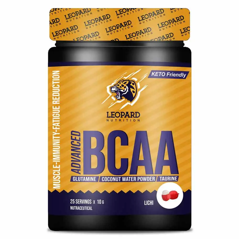 Leopard Nutrition Advanced BCAA,  0.55 lb  25 Servings  Lichi