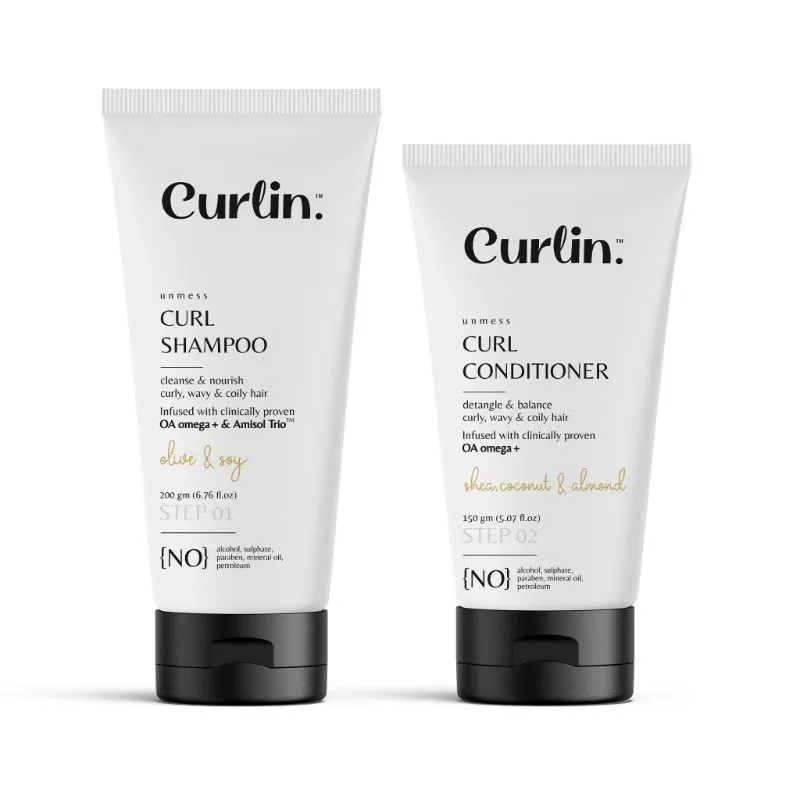 Curlin Duo Pack - (Curlin Shampoo + Conditioner)