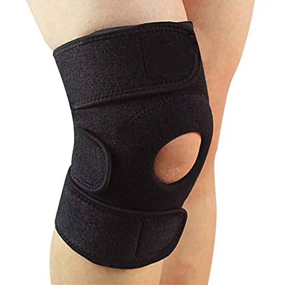 Lycan Adjustable Knee Cap Support,  Black  Free Size