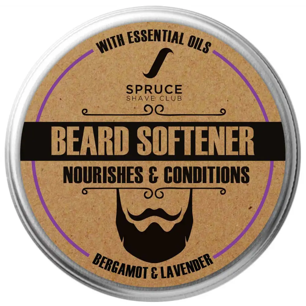 Spruce Shave Club Beard Softener Nourishing and Conditions,  100 ml  Bergamot & Lavender