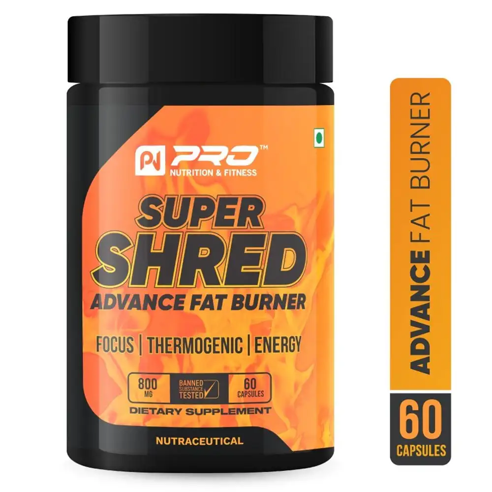 Pro Nutrition & Fitness Super Shred Advance Fat Burner,  60 capsules  Unflavoured