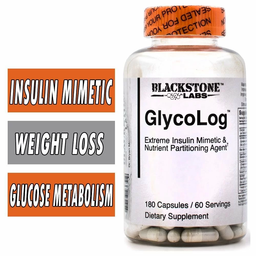 Glycolog - Blackstone Labs - 180 Capsules - Insulin Mimetic