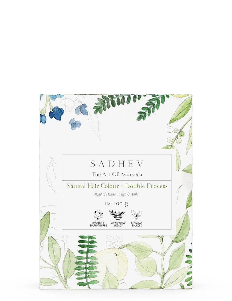 SADHEV Ayurvedic Hair Colour - Double Process