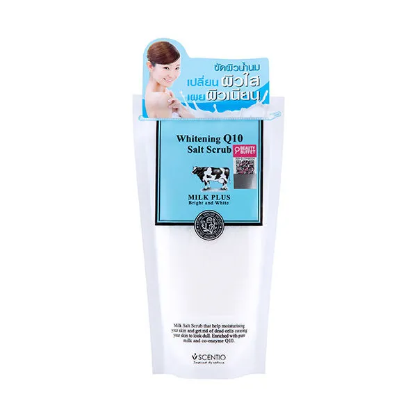 Scentio Organic Milk Plus Whitening Q10 Salt Scrub