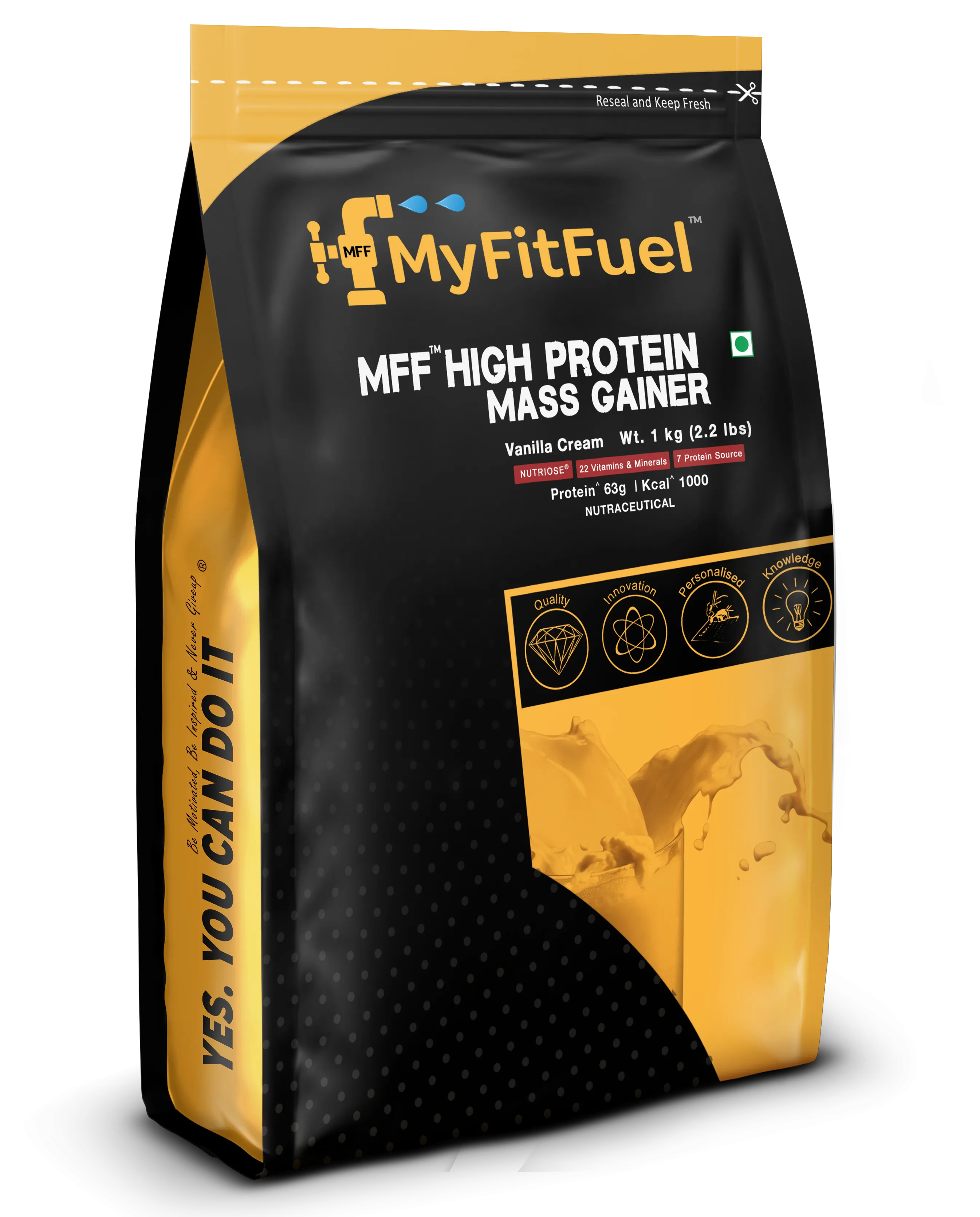 MyFitFuel High Protein Mass Gainer, Vanilla Creme