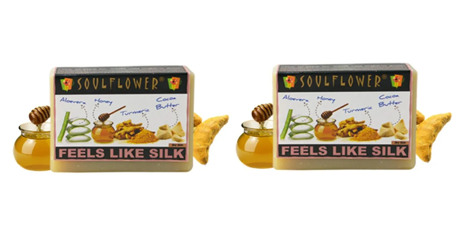 Soulflower Feels Like Silk Soap (Buy 1 Get 1 Free)