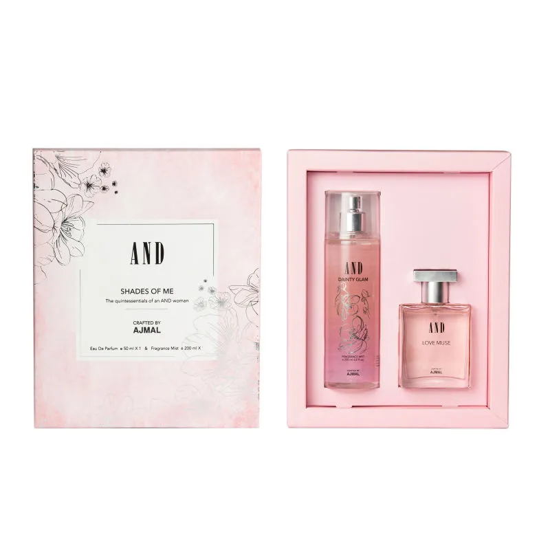 AND Fragrances Gift Pack 2 - Shades of Me ( Love Muse - Dainty Glam)(250ml)