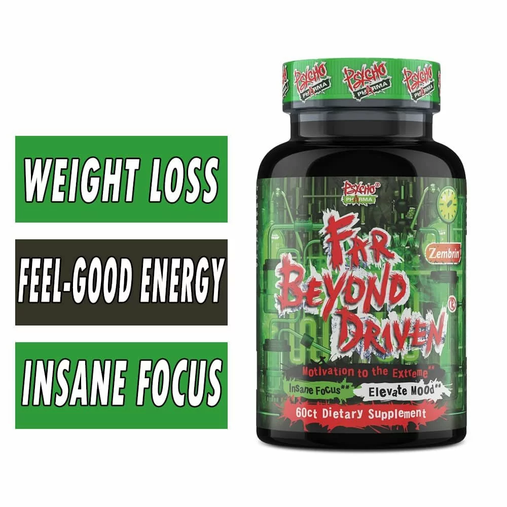 Psycho Pharma Far Beyond Driven Fat Burner - 60 Capsules