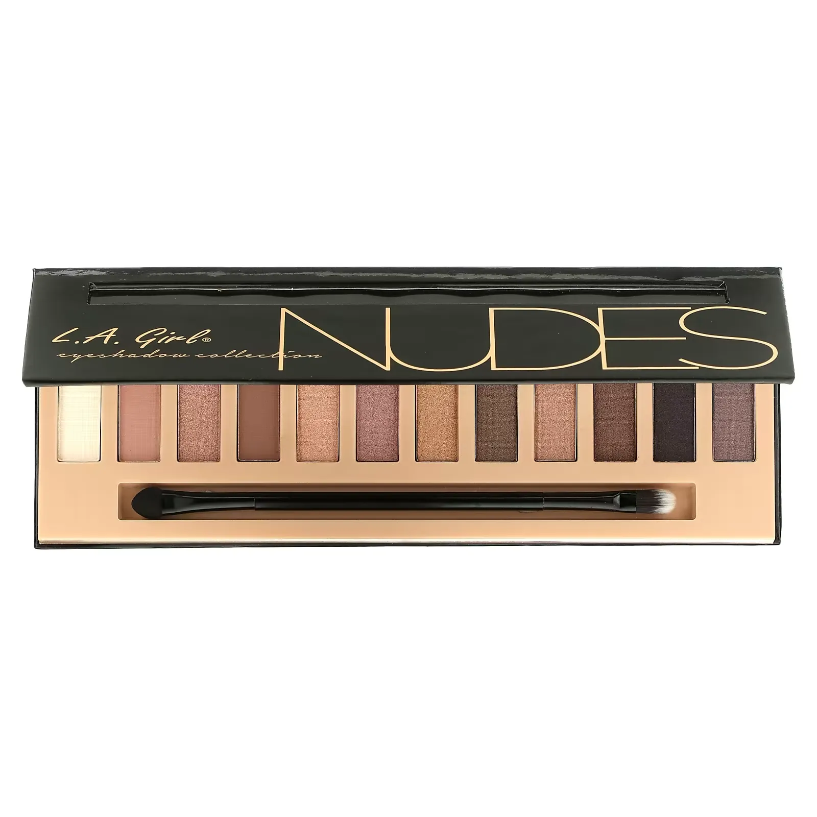 Beauty Brick, 12 Color Eye Palette, Nudes, 0.42 oz (12 g)