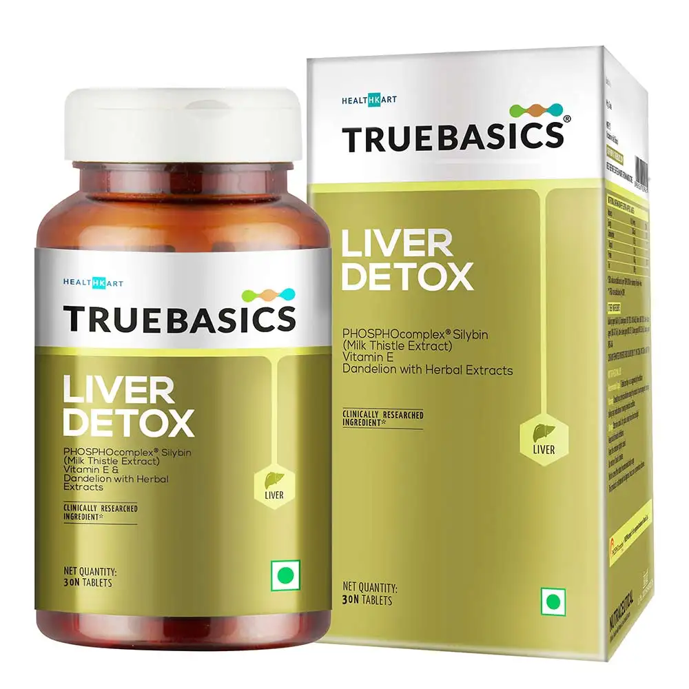 TrueBasics Liver Detox with Silybin Milk Thistle Extract,  30 tablet(s)