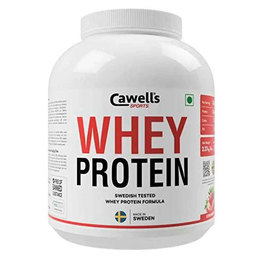 Cawells Sports Whey Protein,  5.0 lb  Strawberry