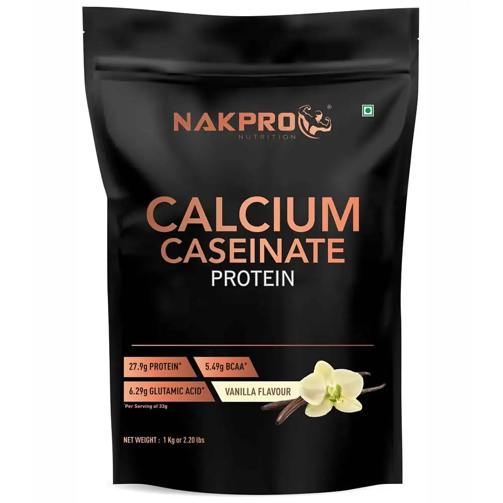 Nakpro Calcium Caseinate Protein,  2.2 lb  Vanilla