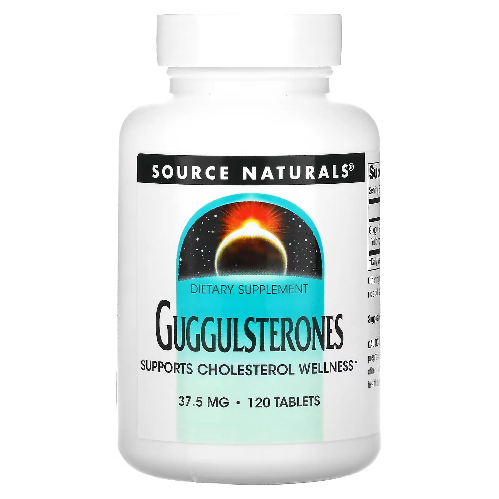 Guggulsterones, 37.5 mg, 120 Tablets