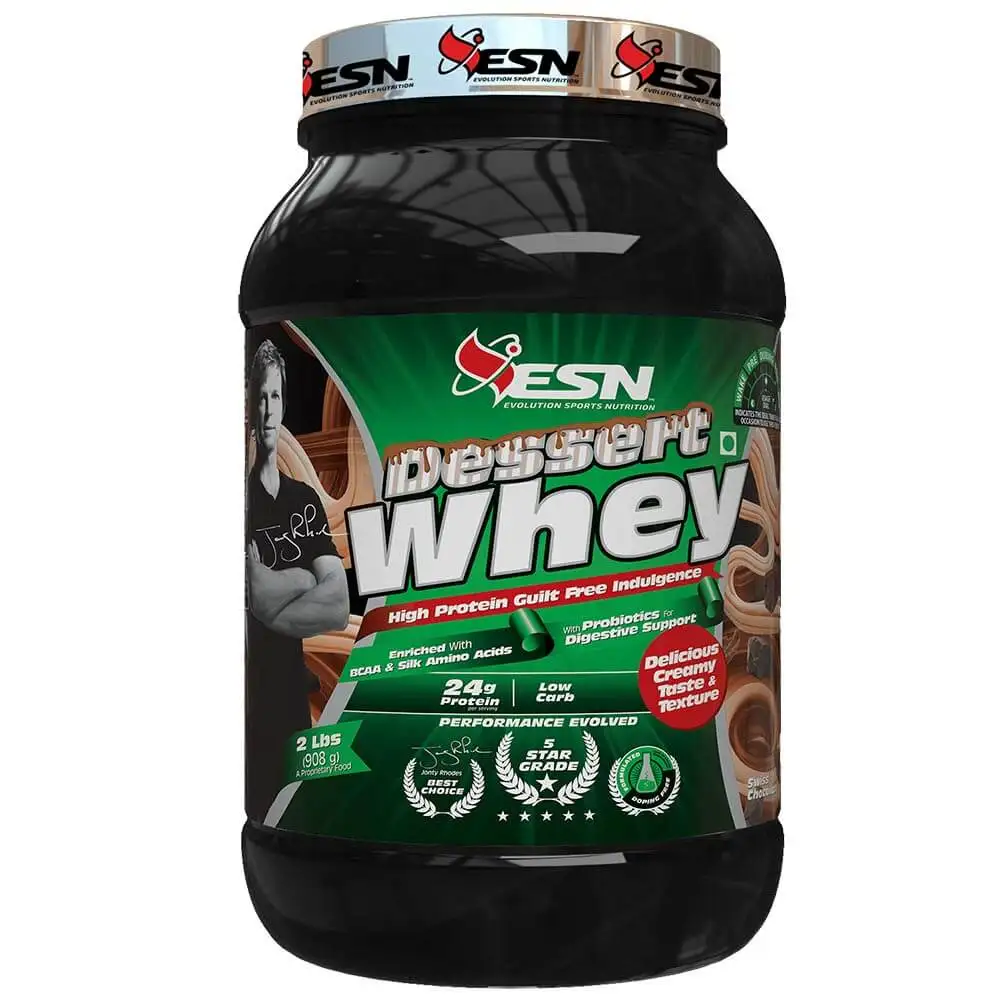 ESN Dessert Whey,  2 lb  Swiss Chocolate