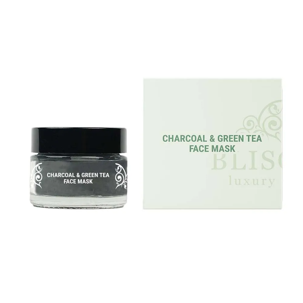 BLISCENT Charcoal & Green Tea Face Mask