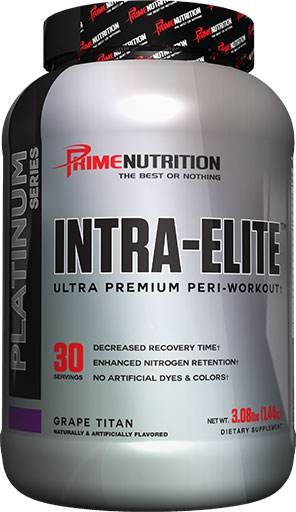 Intra Elite By Prime Nutrition, Grape Titan, 30 Servings