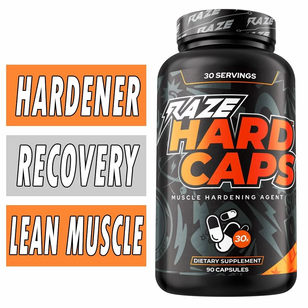 Raze Hard Caps w/ Turkesterone - REPP Sports - 90 Capsules - Muscle Hardener