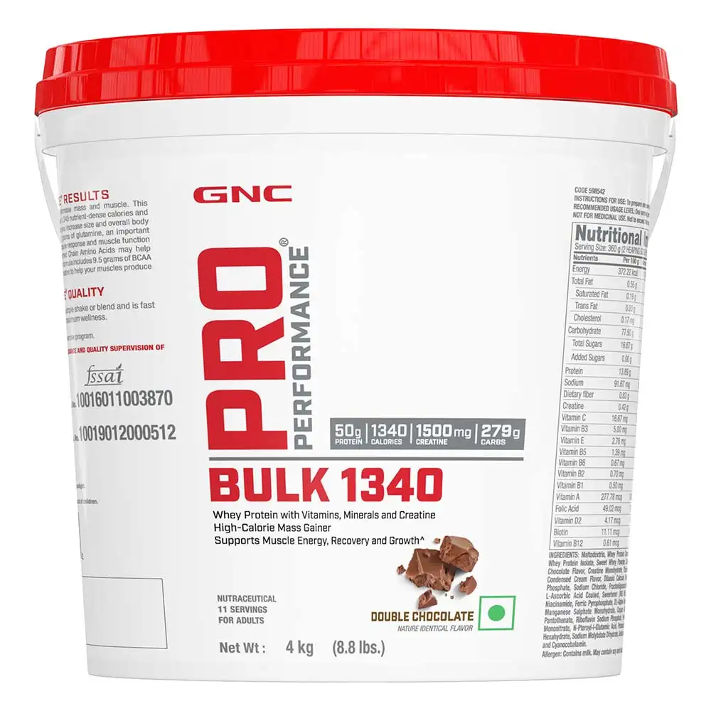 GNC Pro Performance Bulk 1340,  8.8 lb  Double Chocolate