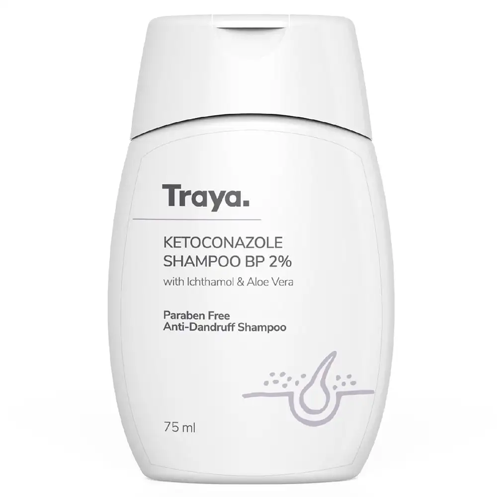 Traya Ketoconazole Shampoo BP 2%,  75 ml  Anti Dandruff