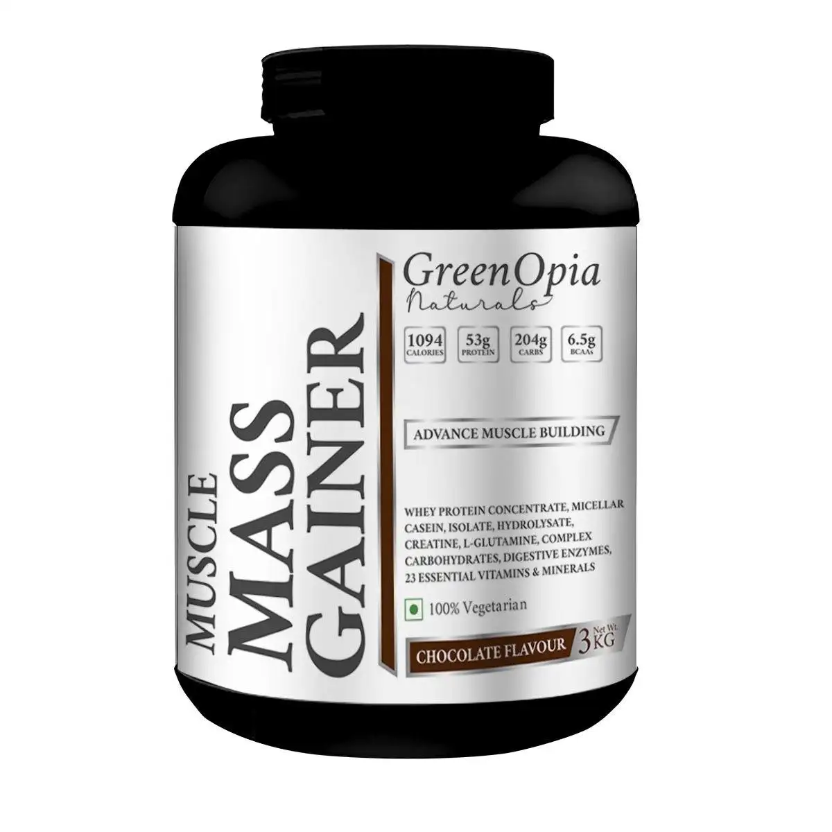 GreenOpia Muscle Mass Gainer,  6.6 lb  Chocolate